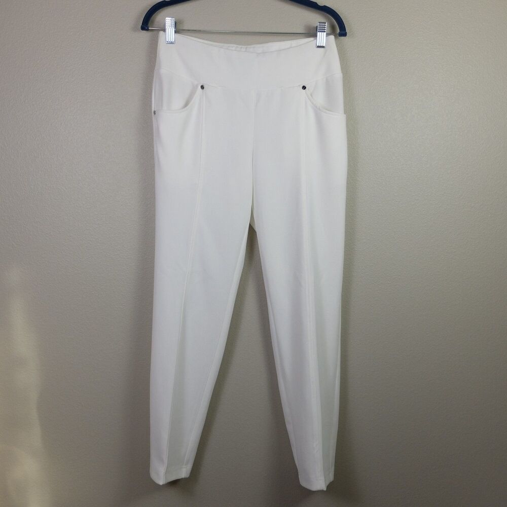 Soho Apparel Women's Crisp White Trousers